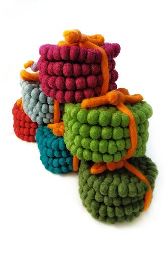 Felt Ball Coasters