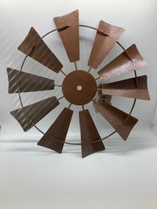 Rusty Windmill Décor
