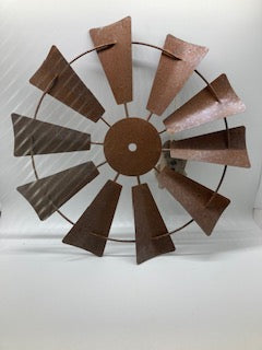 Rusty Windmill Décor