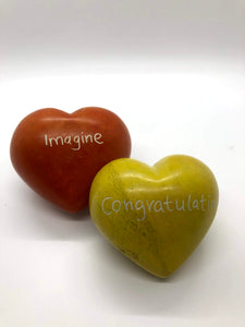 Kisii Paperweight Word Heart