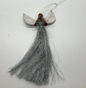 Banana Fiber & Thread Angel Ornament