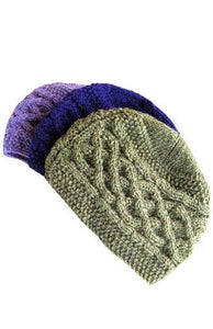 Cable Knit Wool Beanie