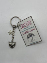 Load image into Gallery viewer, Liza Paizis Cat Face Keychain
