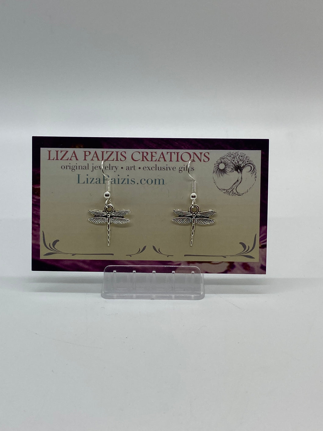 Liza Paizis Small Dragonfly Earrings