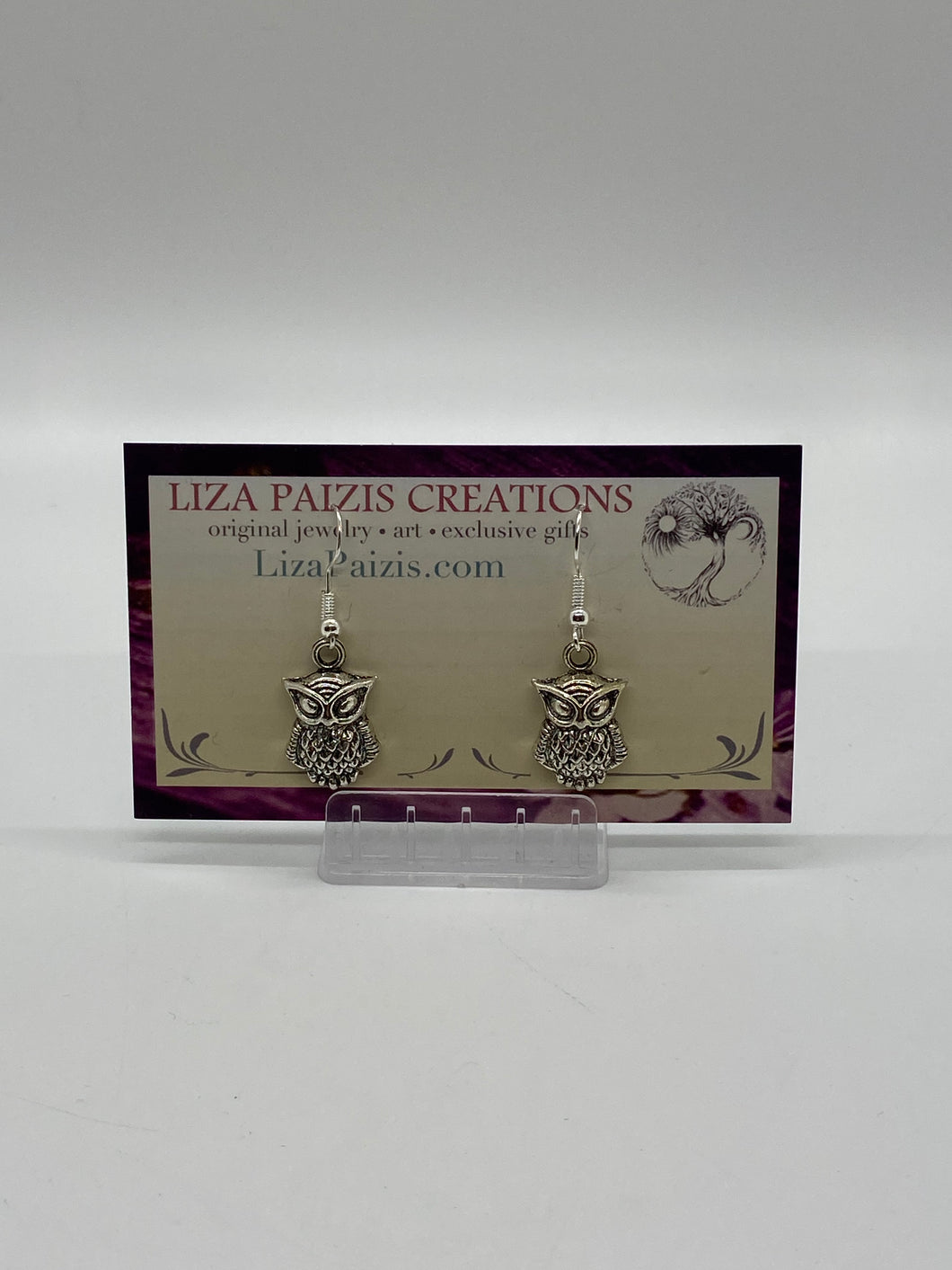 Liza Paizis Owls Earrings