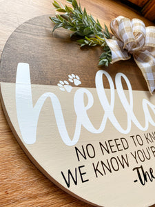 No Need to Knock Door Hanger