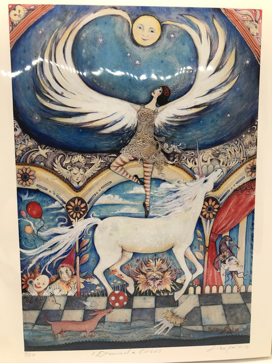 Liza Paizis 'I Dreamed a Circus' Print