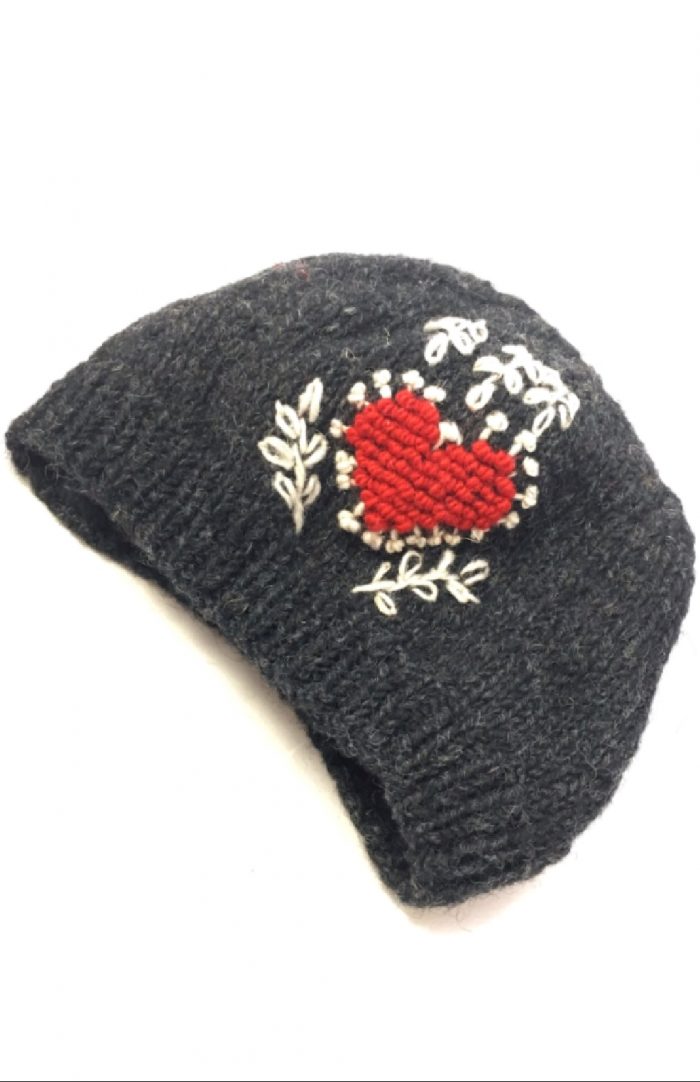 Heart Knit Hat