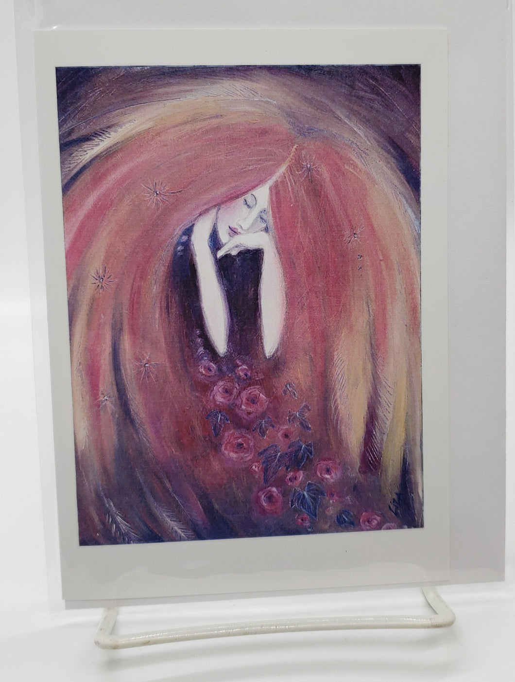 Liza Paizis 'Autumn Angel' Card