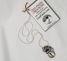 Load image into Gallery viewer, Liza Paizis Reversible Mermaid Pendant Necklace
