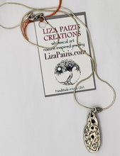 Load image into Gallery viewer, Liza Paizis Twin Cats Pendant Necklace
