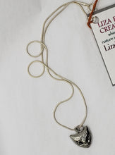 Load image into Gallery viewer, Liza Paizis Cat Face Pendant Necklace
