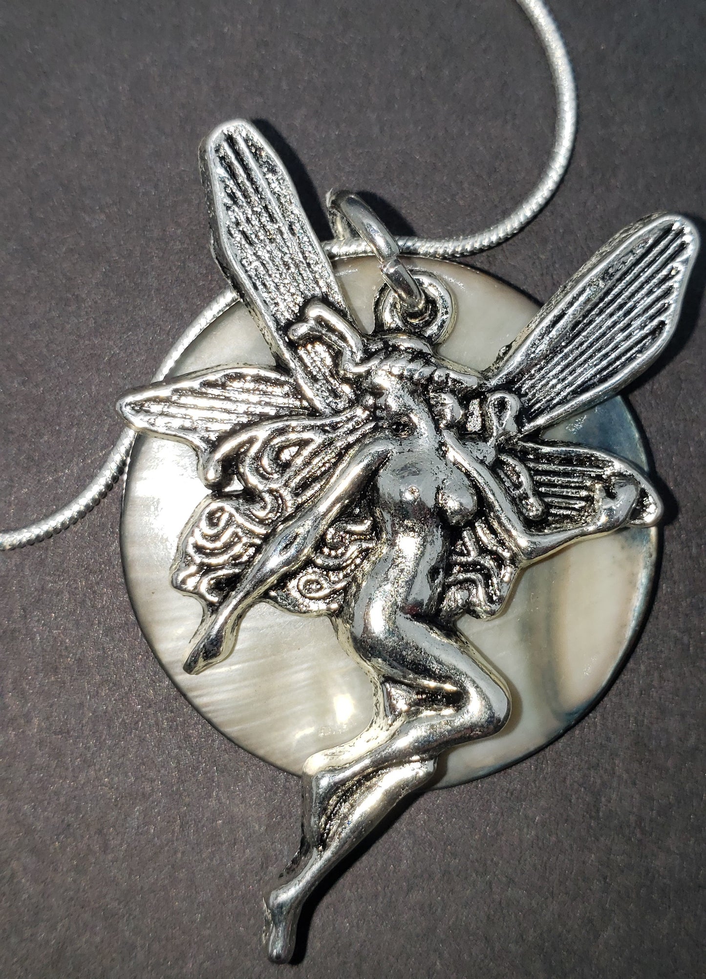 Liza Paizis Fairy MOP Pendant Necklace
