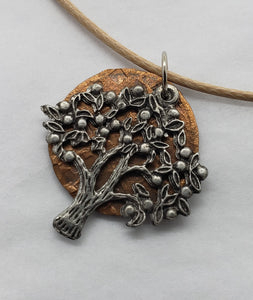 Liza Paizis Penny Tree Pendant Necklace