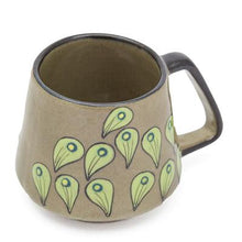 Load image into Gallery viewer, Stoneware Peacock Mug
