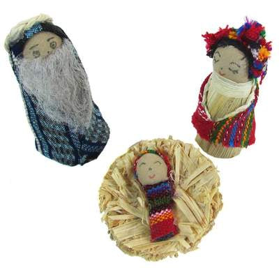 Mini Recycled Nativity Scene
