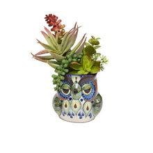 Load image into Gallery viewer, Ceramic Owl Planter
