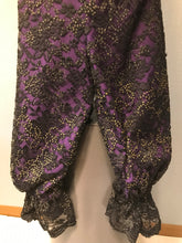Load image into Gallery viewer, Purple, Black and Gold Circus Woman Costume
