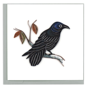 Quilled Raven Greeting Card