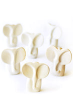 Load image into Gallery viewer, Natural Soapstone Mini Elephant Busts
