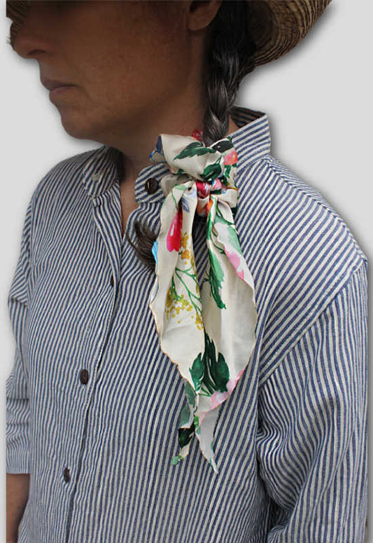 Recycled Silk Sari Scrunchie