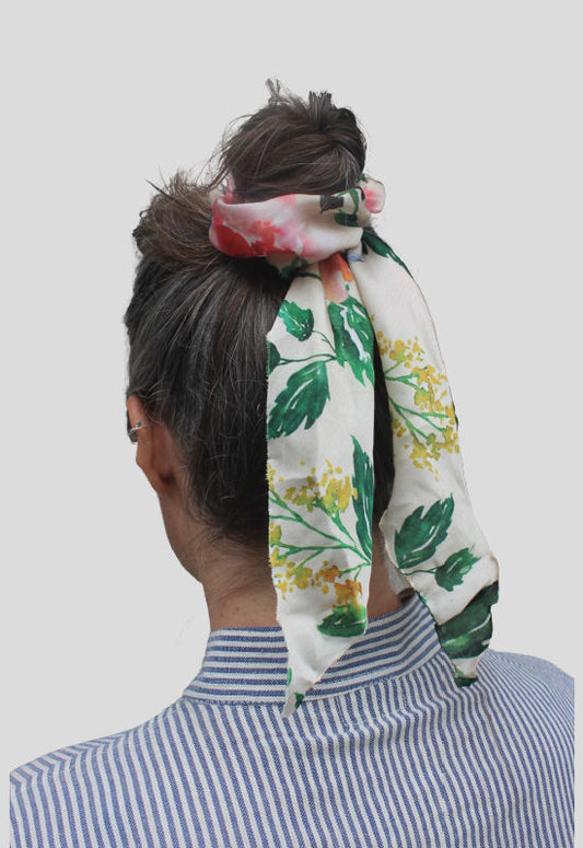 Recycled Silk Sari Scrunchie