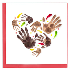 Quilled Black History Celebration Greeting Card