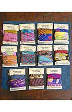 Load image into Gallery viewer, Vintage Recycled Sari Gift Wrap
