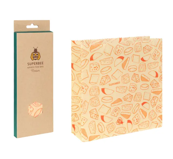 Waxed Food Bags Single - Medium