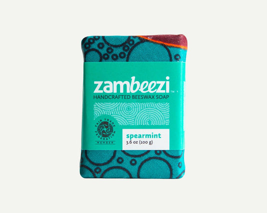 Handcrafted Beeswax Soap - Spearmint