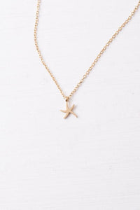 Mae Gold Starfish Necklace