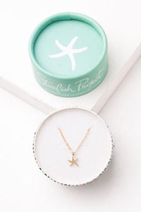 Mae Gold Starfish Necklace