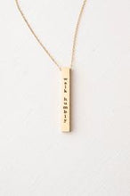 Load image into Gallery viewer, Justice Bar Necklace
