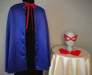 Children's Blue Superhero Costume Kit