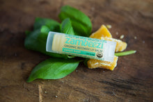 Load image into Gallery viewer, Zambeezi Organic Sweet Basil Lip Balm
