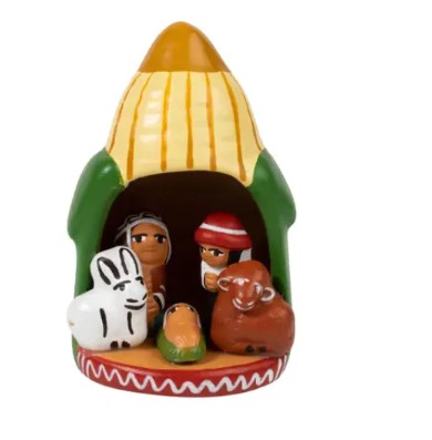 Tiny Maize Nativity