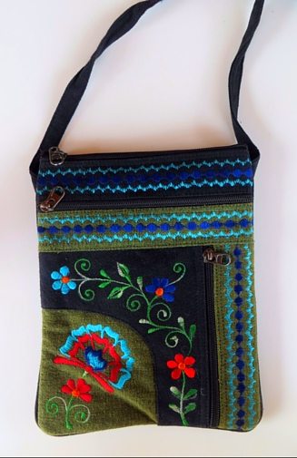 Passport w/2 zips - Bag Cotton