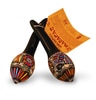 Load image into Gallery viewer, Maracas Pairs Hand Carved in Multicolored Shades
