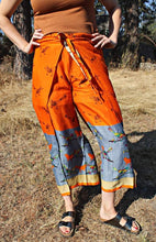 Load image into Gallery viewer, Recycled Sari Silk Wrap Pants

