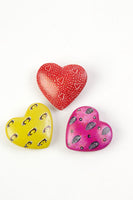 Load image into Gallery viewer, Colorful Flat Soapstone Hearts
