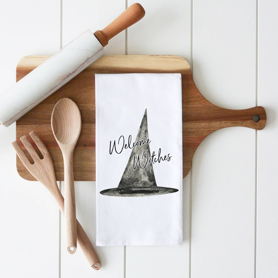 Tea Towel Welcome Witches
