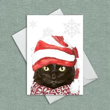 Load image into Gallery viewer, Cute Cat Christmas Cards
