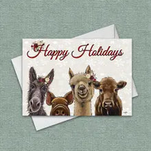 Load image into Gallery viewer, Farm Animal Christmas Cards
