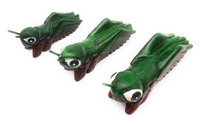 4 Inch Green Wooden Chirping Cricket