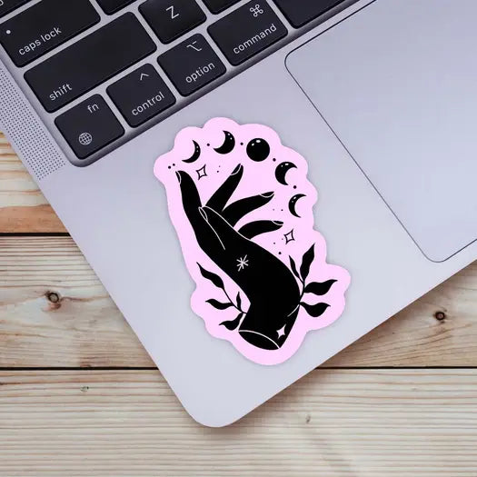 DNR Mystic Hand and Moon Phases Sticker