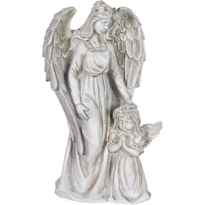 Statue Solar Angel w/Girl light