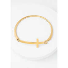 Load image into Gallery viewer, Faithfully Yours Cross Bracelet
