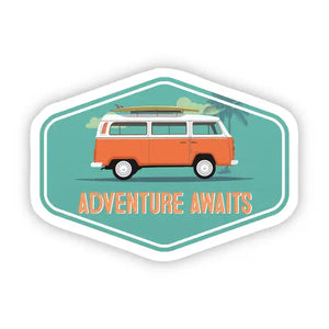 Adventure Awaits Van Sticker