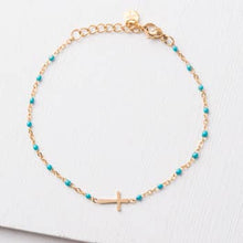 Load image into Gallery viewer, Hannah Cross Bracelet
