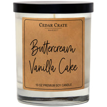 Load image into Gallery viewer, Buttercream Vanilla Cake | 100% Soy Wax Candle
